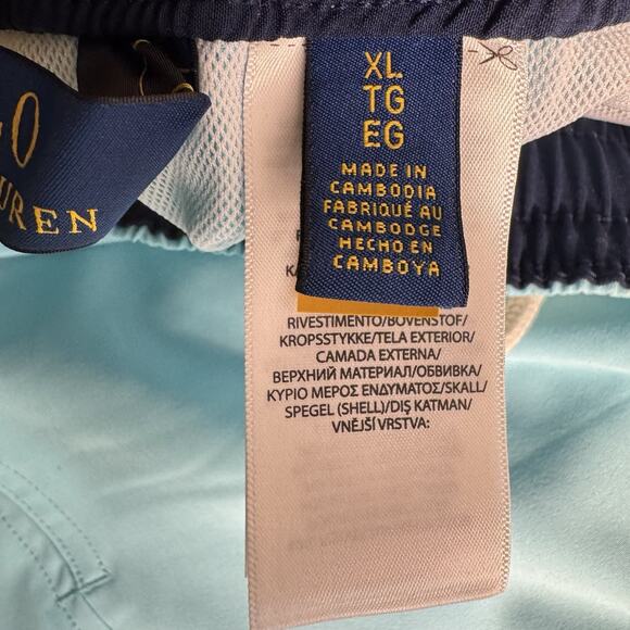 Polo Ralph Lauren Men's Swim Trunk X-Large Blue Polyester MSRP $85 - Picture 7 of 9